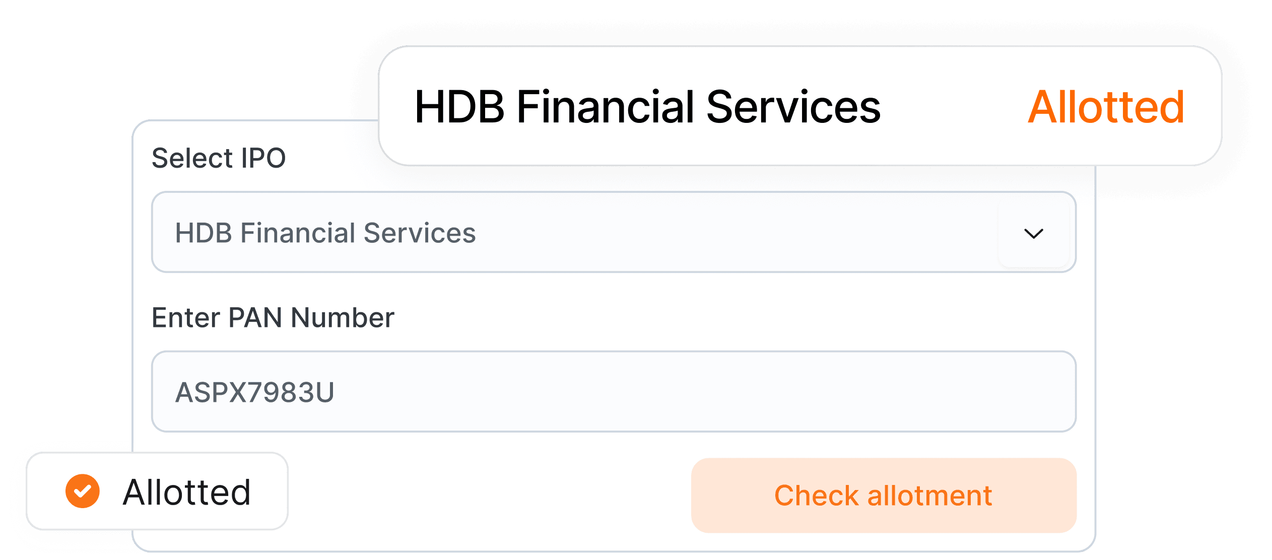 Allotment Status Checker