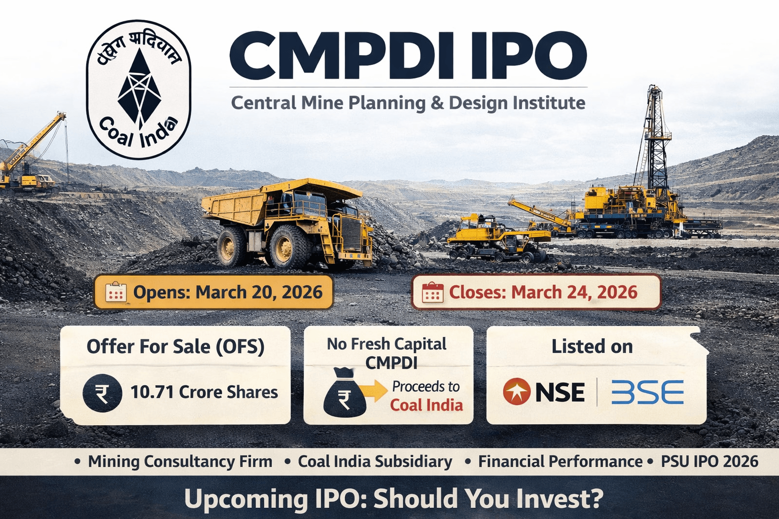 CMPDI IPO GMP